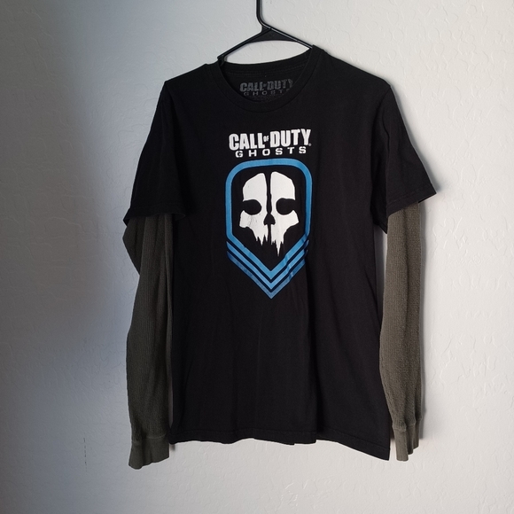 CALL of DUTY Other - Men's Wintage CALL of DUTY Black Green T Shirt